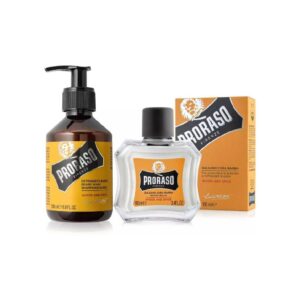 GIFT SET | BALSAMO & DETERGENTE | WOOD and SPICE | PRORASO 2 pz